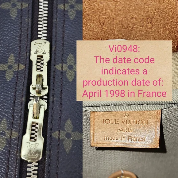 Authetic Louis Vuitton Deauville Brown Monogram - Picture 12 of 15